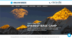 Desktop Screenshot of himalayanwonders.com
